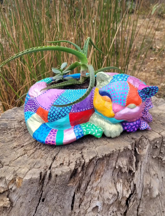 Gatito macetero grande en Acrílicos 🎨